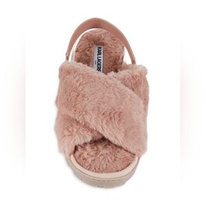 25MM Jessica Faux Fur Platform Slippers